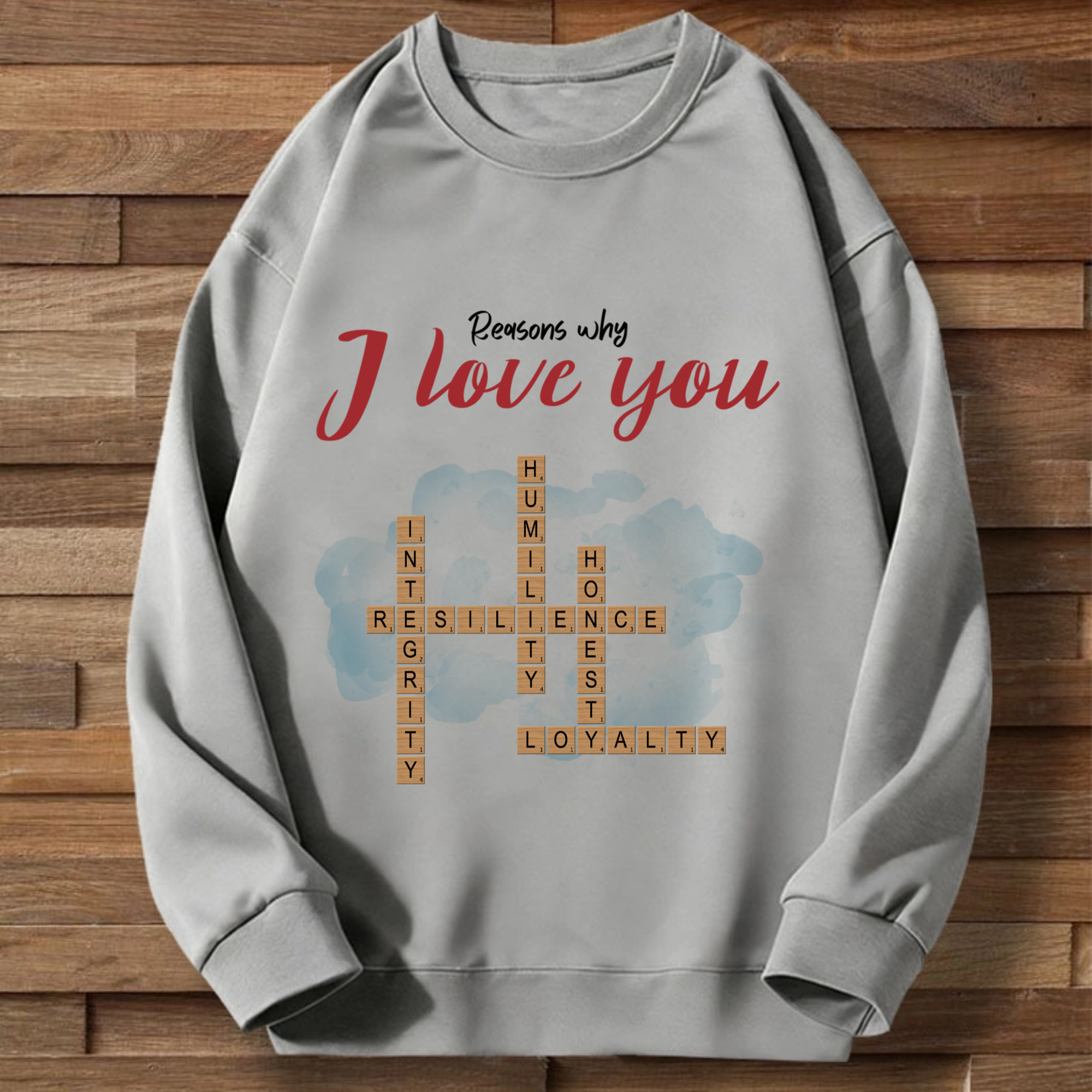 Reasons Why I Love You Personalized Unisex Sweatshirt, Gift for Couples, Friends, Perfect for Valentine's Day, Anniversary, Romantic Celebration