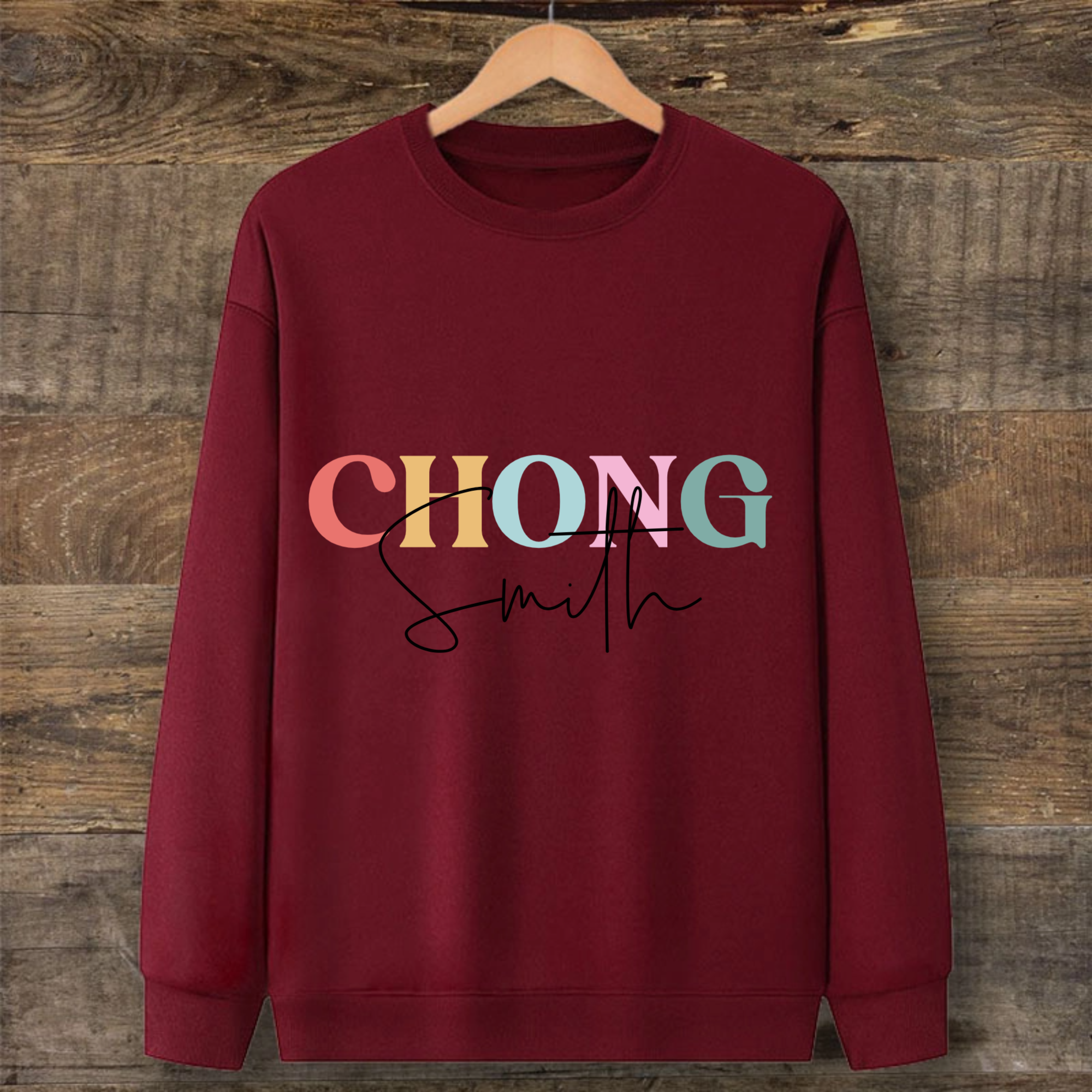 First & Last Name Personalized Sweatshirt Perfect Gift for Self & Loved Ones, Unisex