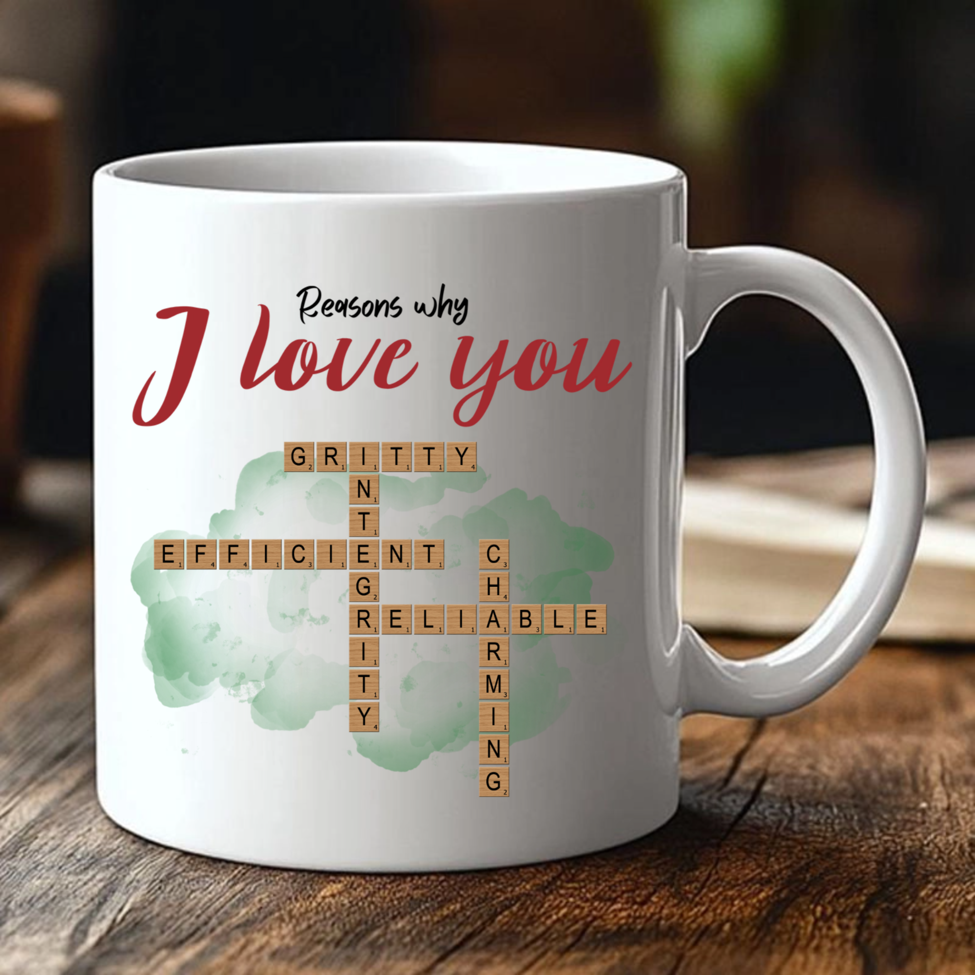 Reasons Why I Love You Personalized Mug, Unique Gift for Lovers, Perfect for Anniversary, Valentine's Day, Romantic Celebration