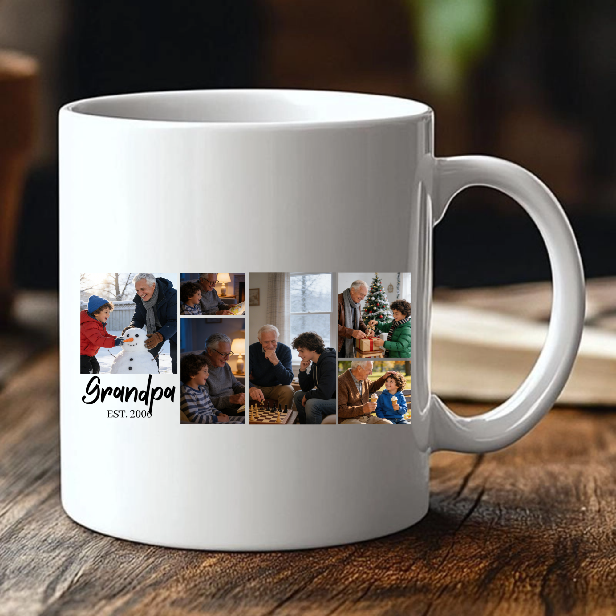 My Kids, My Everlasting Memories, Family Personalized Custom Mug, Gift For Grandma, Grandma, Mom, Dad