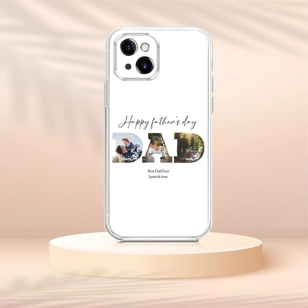 DAD Photos Custom iPhone Case, Father‘s Day Gift and Dad’s Daily Use