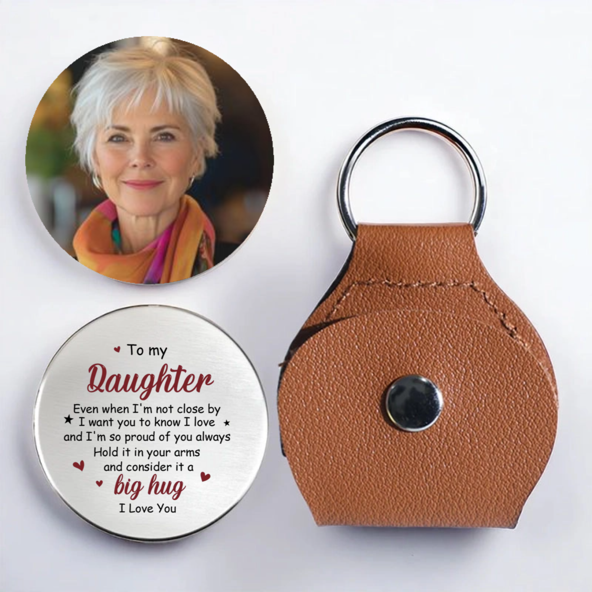 Personalized Memorial Keychain, Comforting Gift for Family, Memorial Occasion and Remembrance Keepsake