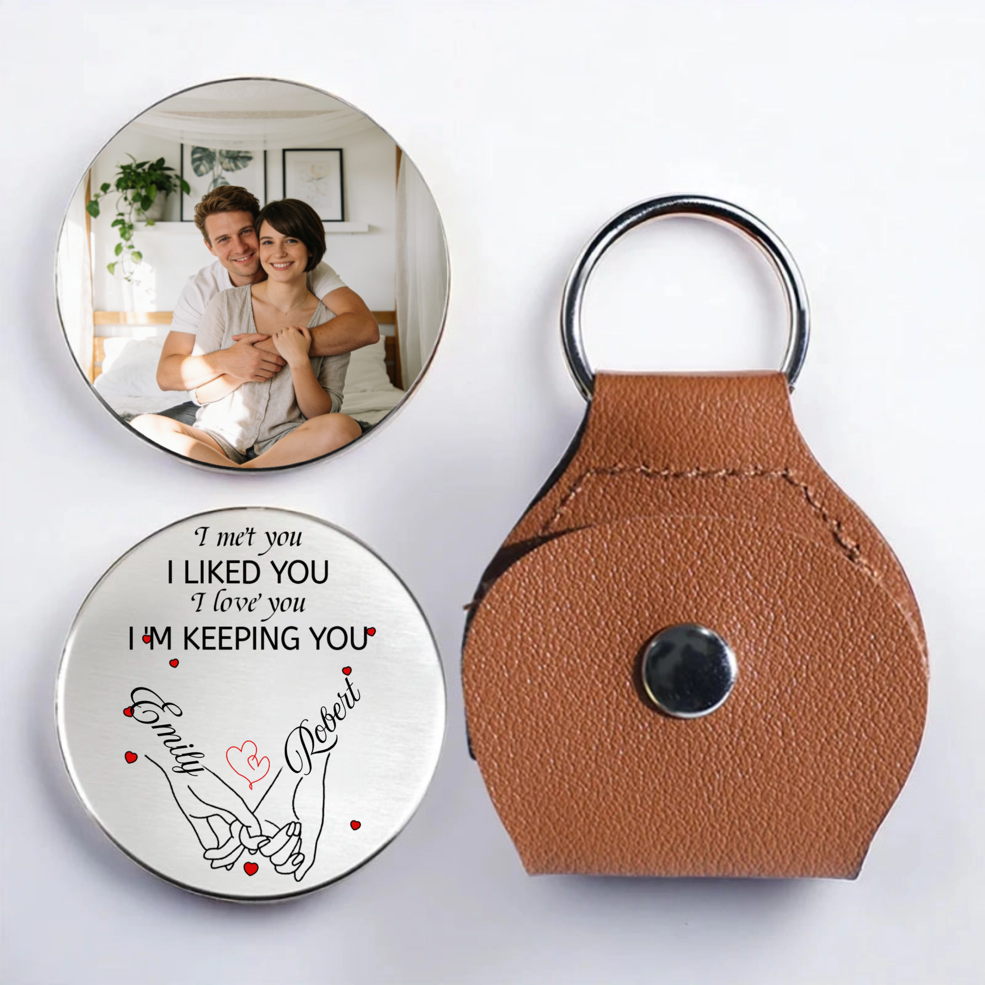 Personalized Couple Pocket Hug, Gift for Couples, Perfect for Anniversary, Valentine’s Day, Wedding