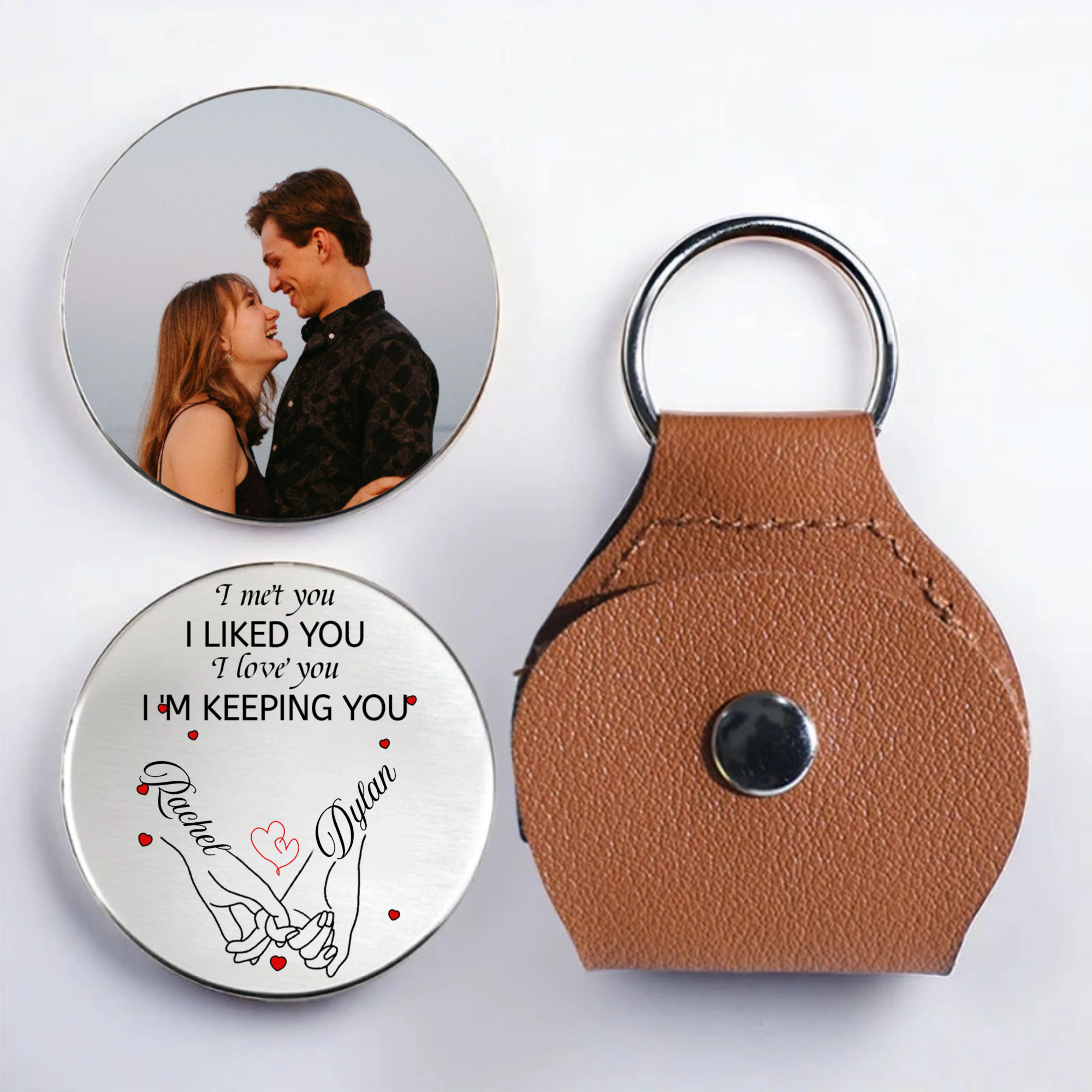 Personalized Couple Pocket Hug, Gift for Couples, Perfect for Anniversary, Valentine’s Day, Wedding
