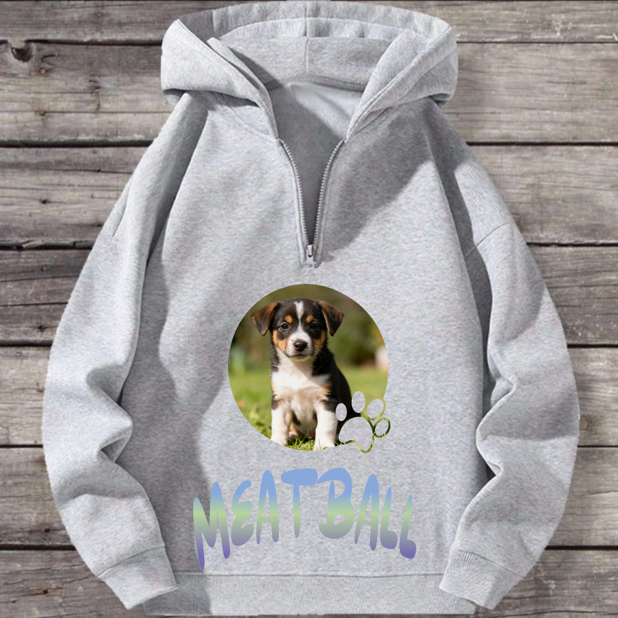 Pet Photo Hoodie, Unisex Pullover Sweatshirt for Pet Lovers, Dog & Cat Owners, Perfect for Casual Wear, Birthday Gift