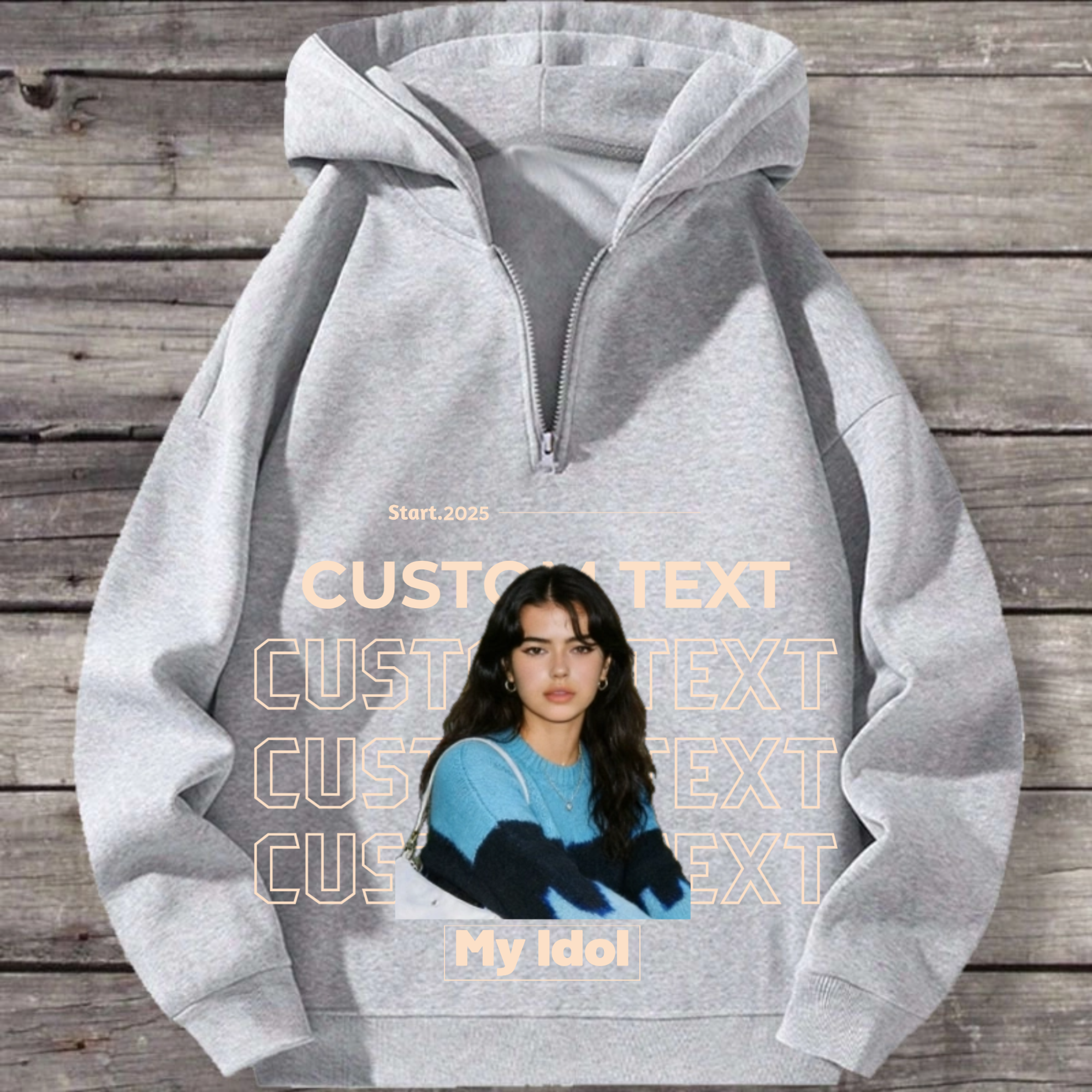 Custom Idol Hoodie, Perfect for Birthday, Concert, Special Occasion, Unisex Fit