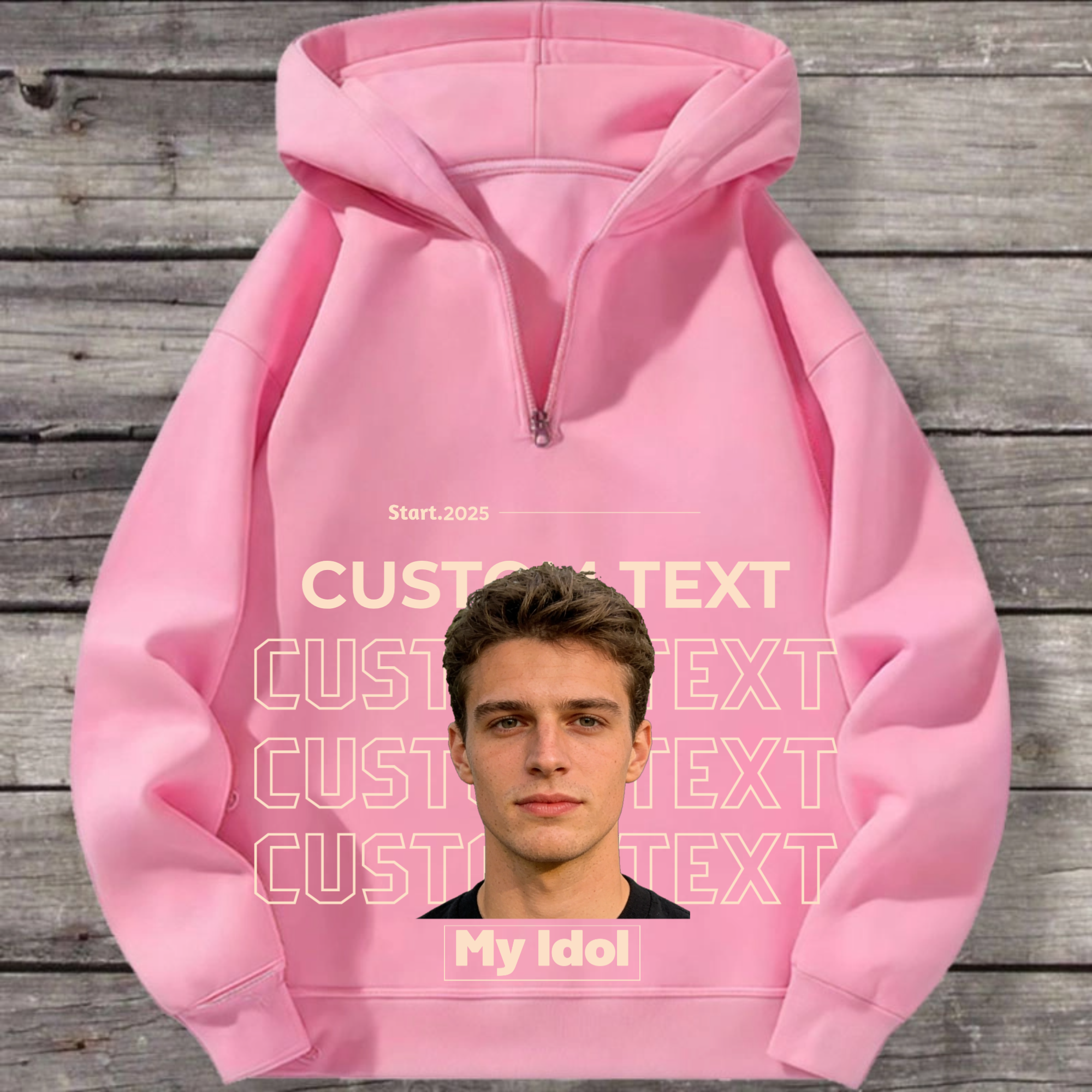 Custom Idol Hoodie, Perfect for Birthday, Concert, Special Occasion, Unisex Fit