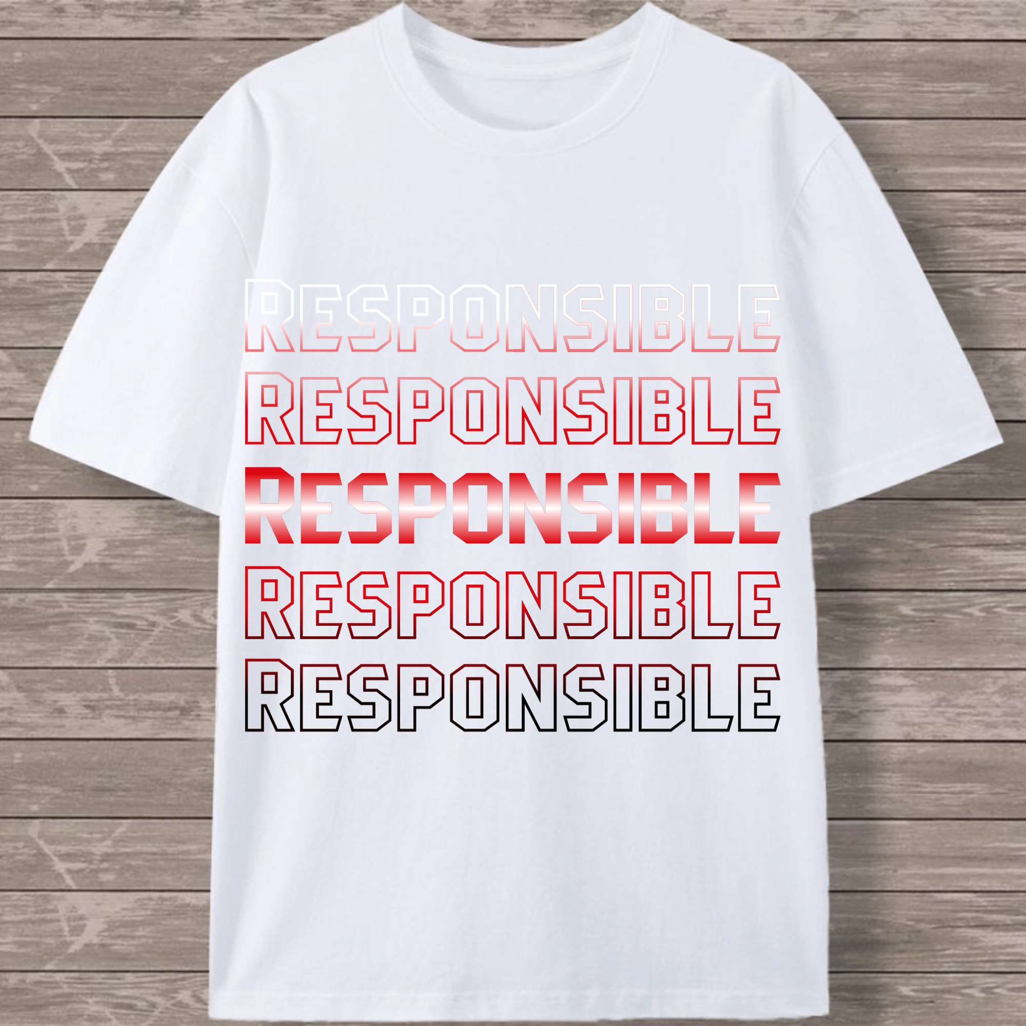 Fading Word Personalized Cotton T-Shirt, Unisex, Unique Gift for Friends, Students, Colleagues, Perfect for Daily Wear, Casual Outings, Motivational Gifting