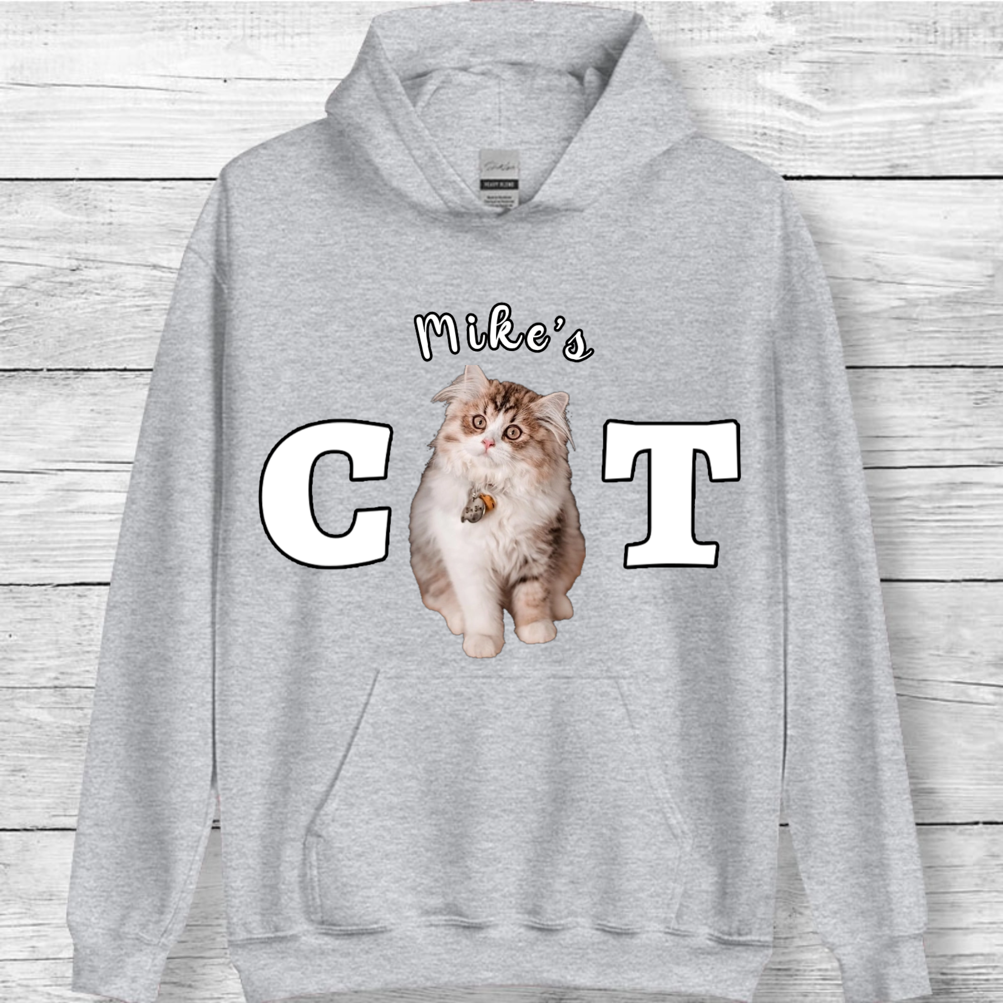 Personalized Pet Hoodie, Perfect for Pet Owner's Birthday, Holiday, Casual Wear, Unisex Fit