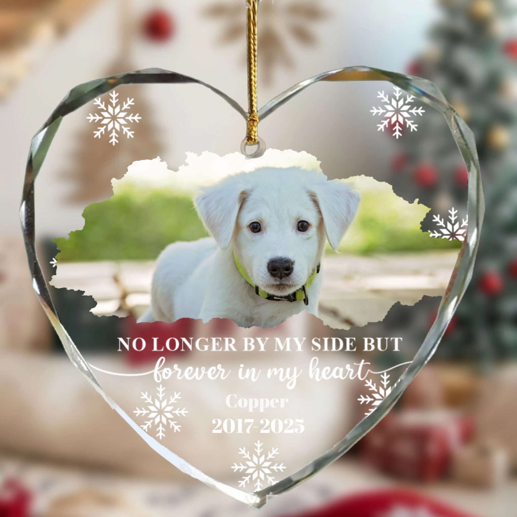 In Loving Memory Personalized Ornaments for Pet Lovers, Comforting Gift for Pet Owners, Memorial Occasion and Christmas Remembrance