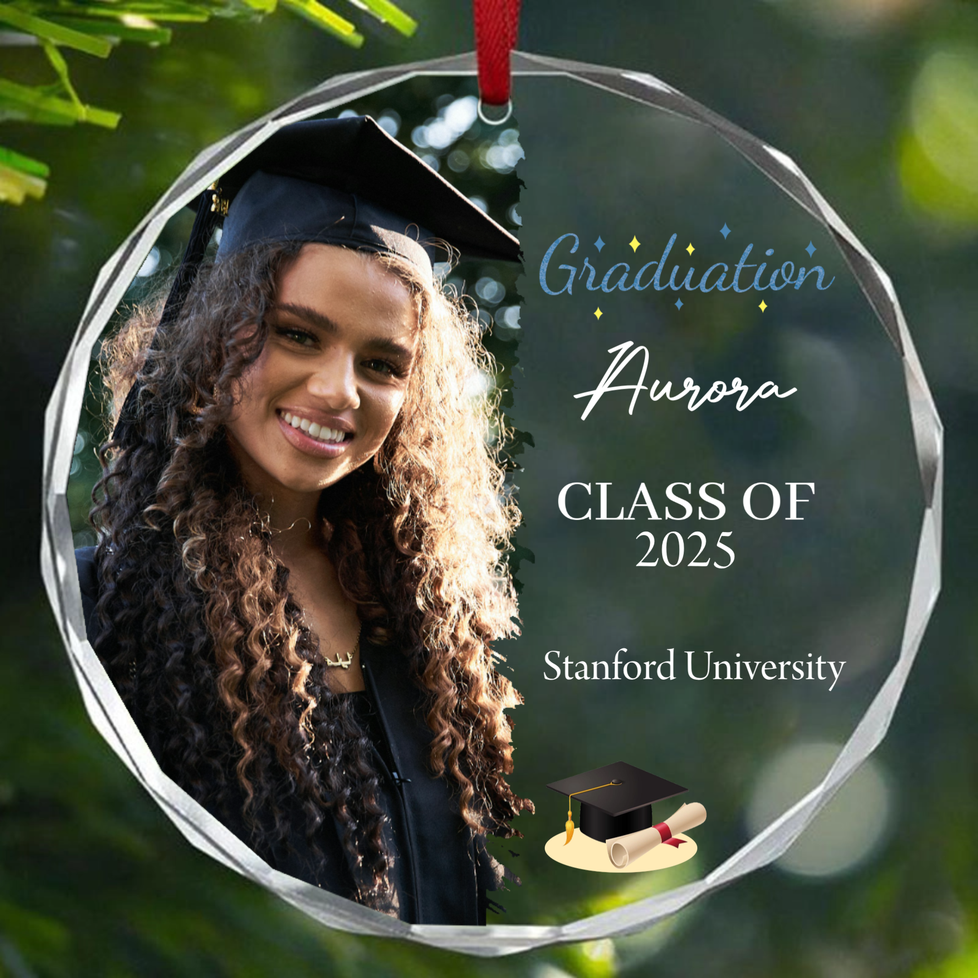 Personalized Graduation Photo Keepsake, Gift for Graduates, Students, Perfect for College, University, High School Graduation Ceremony