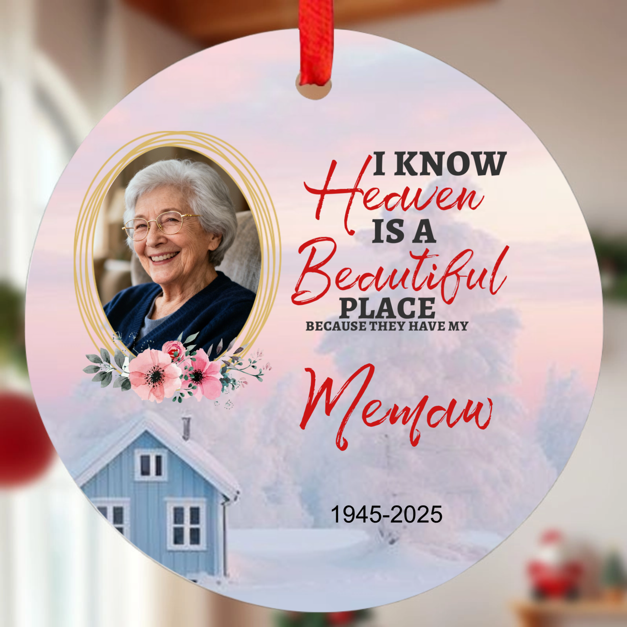 Keepsake Pendant to Honor Your Loved One, Sympathy Gift for Losing Loved Ones, Pet Loss, Perfect for Memorial Service, Christmas Remembrance