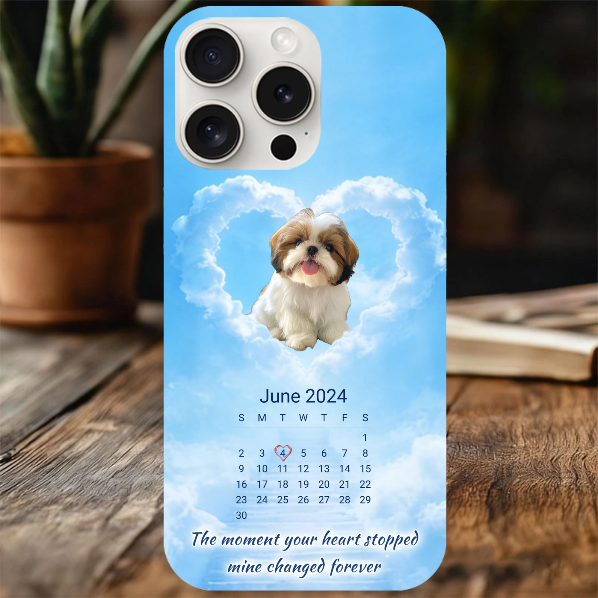 personalized Memory Photo Phone Case, Gift for Losing Loved Ones, Pet Loss, Perfect for Memorial, Sympathy Occasion