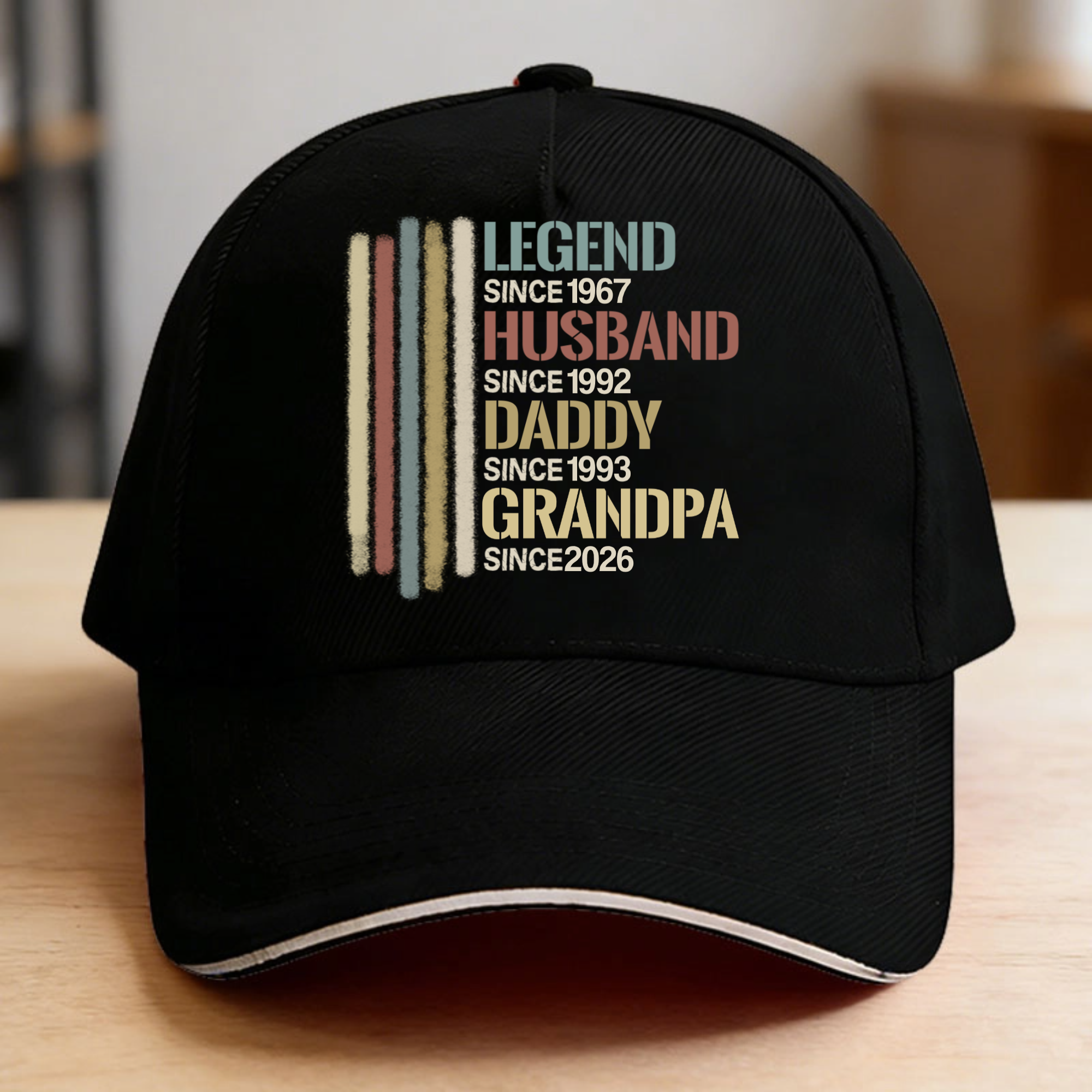 Custom Legend Baseball Cap, Adjustable Dad Gift for Father's Day, Birthday, Anniversary