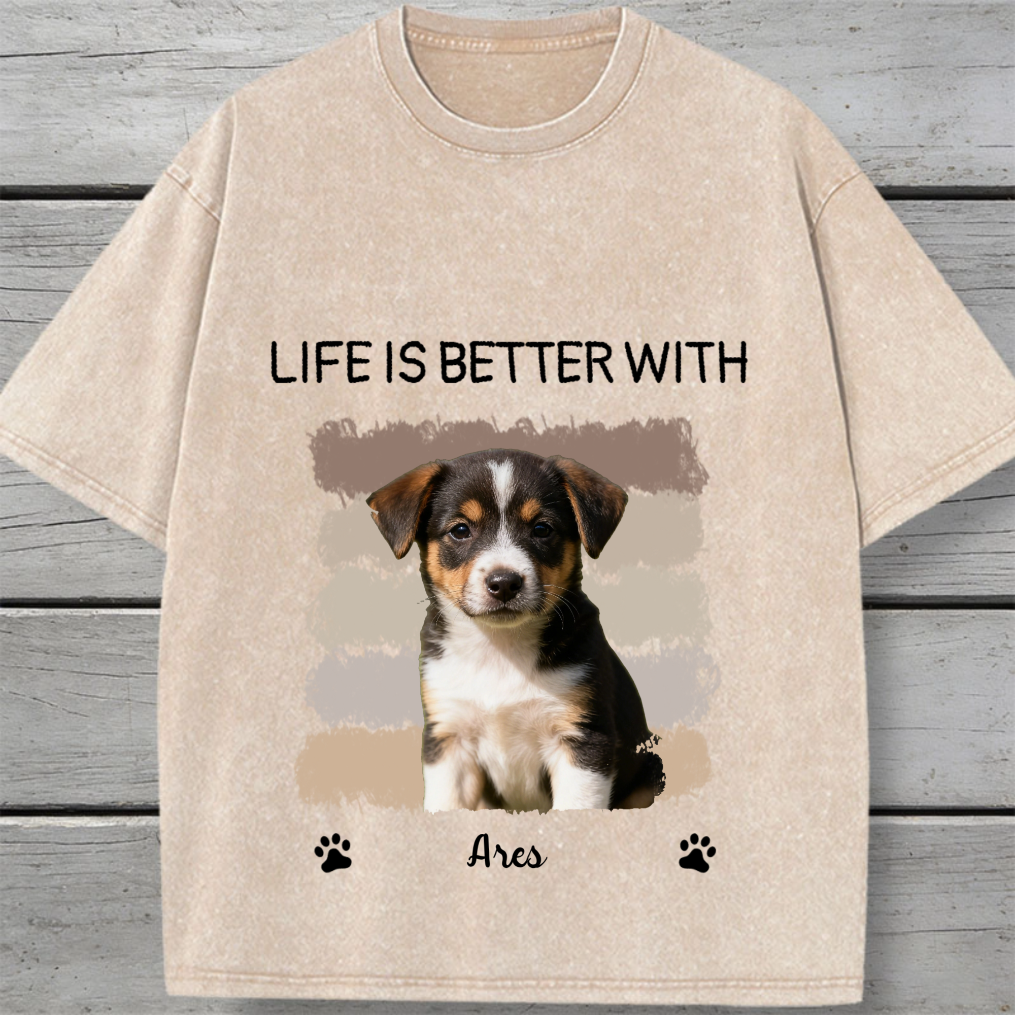 Vintage Washed Cotton T-Shirt, Unisex, Perfect Gift for Pet Moms, Dads, Birthdays, Holidays, Casual Wear