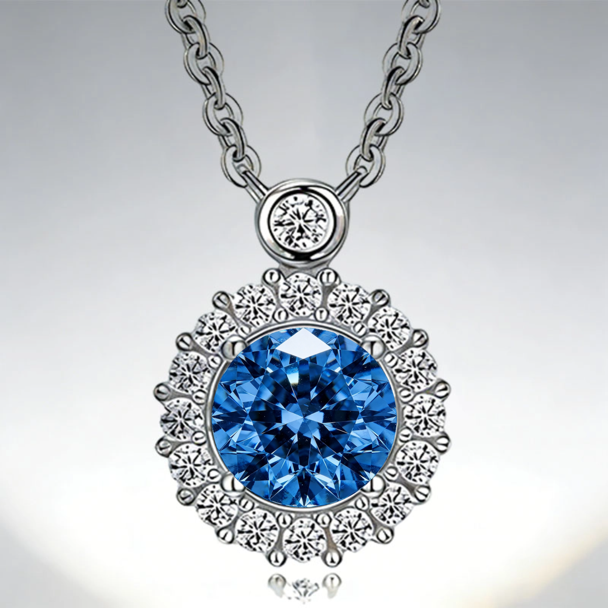 Sterling Silver Birthstone Personalized Necklace, Perfect Gift for Her, Birthday, Anniversary, Valentine’s Day, Mother’s Day