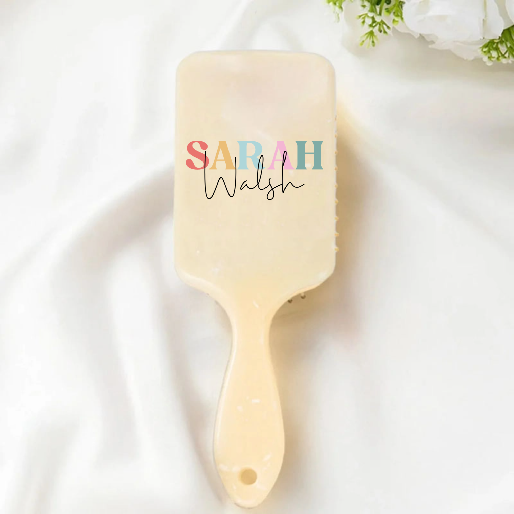 Marble Pattern Personalized Hairbrush, Perfect for Birthdays, Graduation, Special Occasions