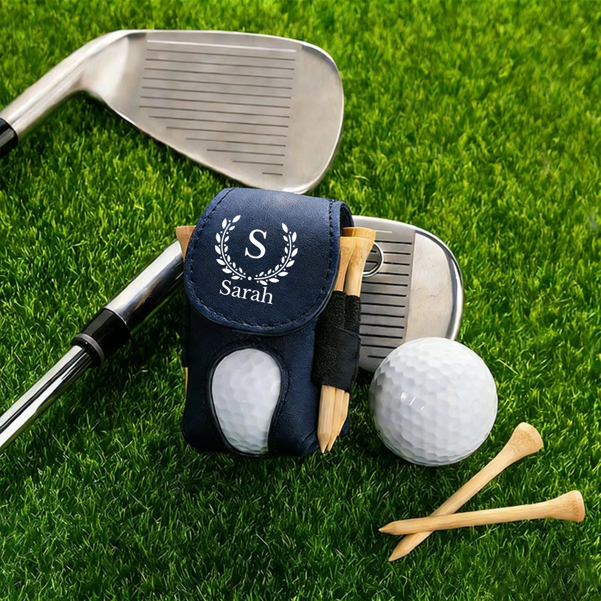 Personalized Golf Tee Pouch, Gift for Golfers, Father, Husband, Perfect for Golf Tournament, Birthday