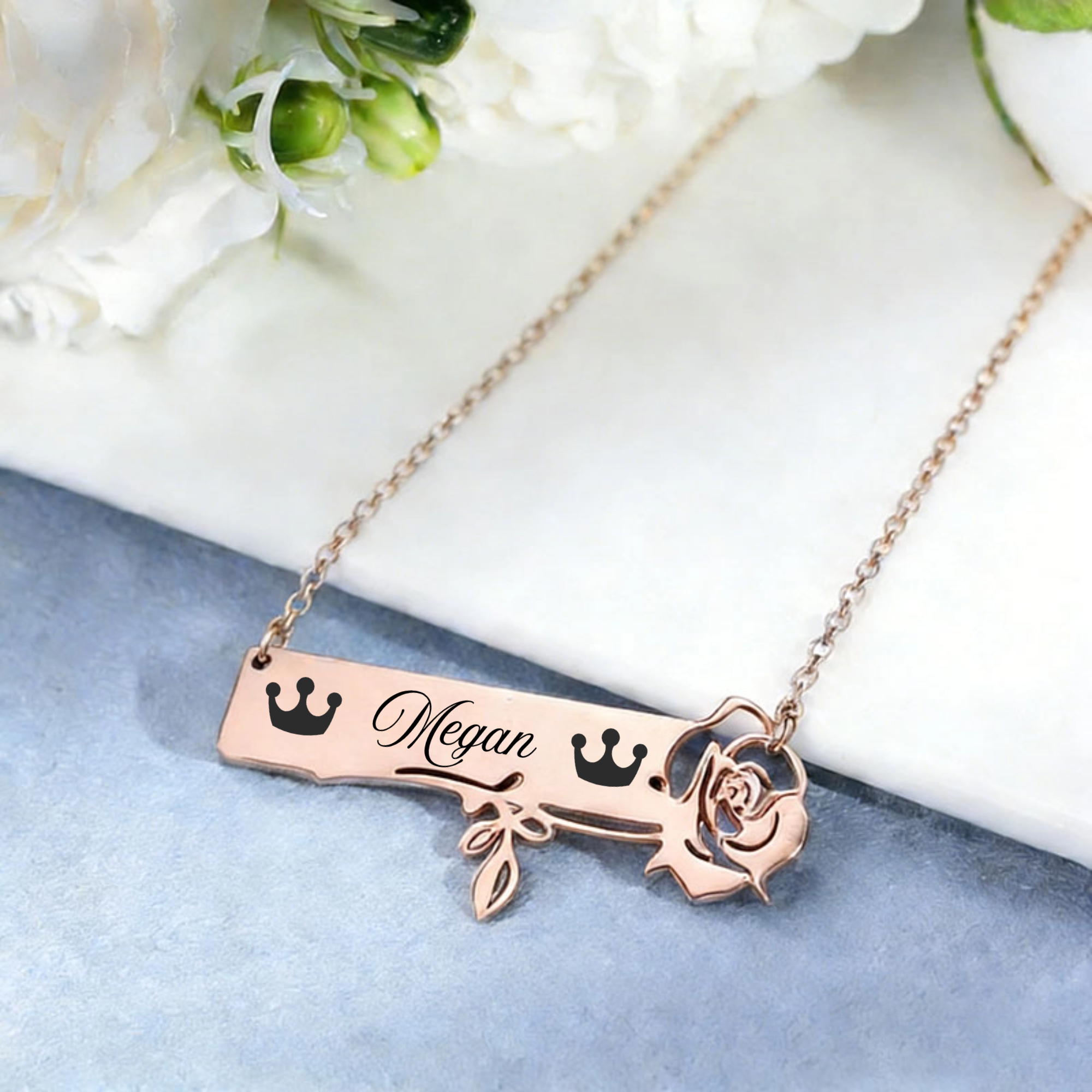 Personalized Name Necklace, Gift for Family, Mother, Daughter, Perfect for Birthday, Anniversary, Mother’s Day