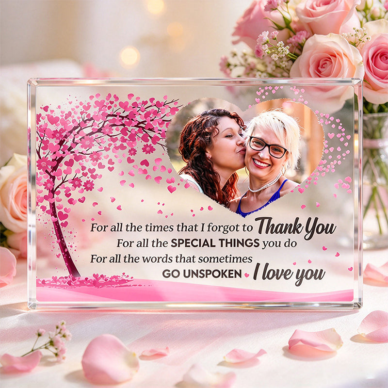 Custom Photo I've Loved You My Whole Life - Family Personalized Custom Rectangle Shaped Acrylic Plaque - Gift For Mom, Grandma
