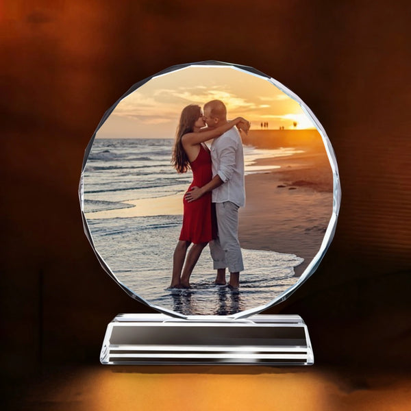 Personalized Crystal Photo Plaque Gift for Any Occasion and Any Relationship