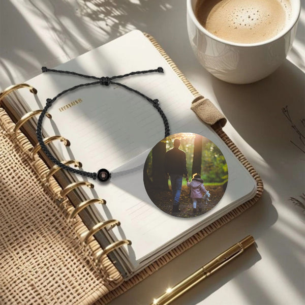 Personalized Projection Bracelet, Gift for Parents and Families, Holiday Celebrations and Special Occasions
