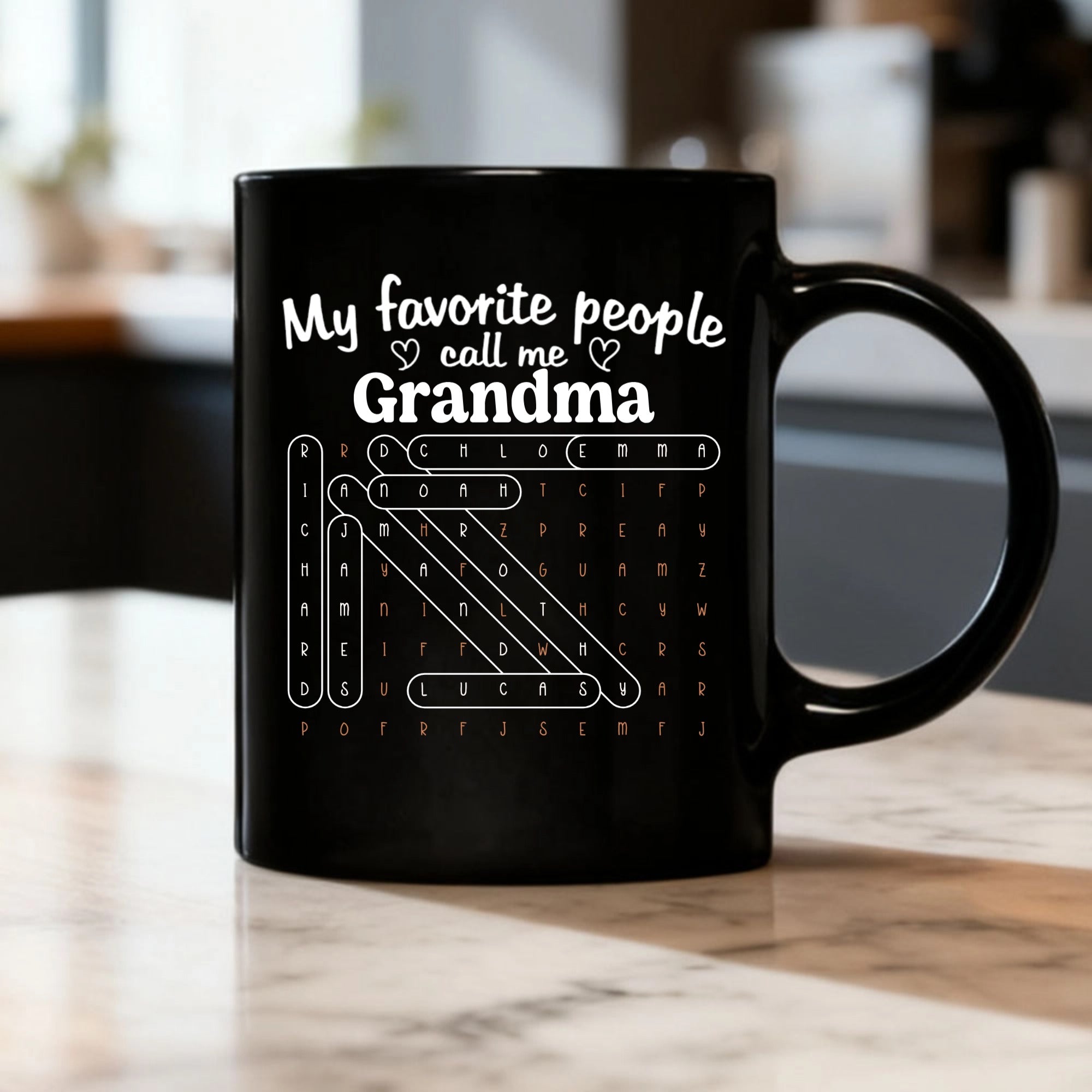 A Personalized Name-Matched Mug Paired With A Puzzle is The Perfect Gift For Family Members. Highly Suitable For Use At Parties, Birthdays and Family Gatherings