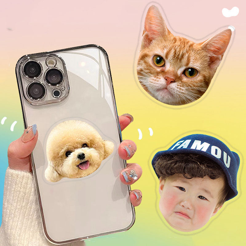 Custom Acrylic Phone Airbag Holder, Telescopic and Rotatable Phone Support - Perfect Gift for Self & Loved Ones